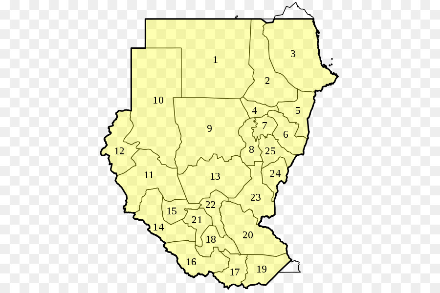 Stati del Sudan, Al-Gadarif Northern Bahr el Ghazal - 