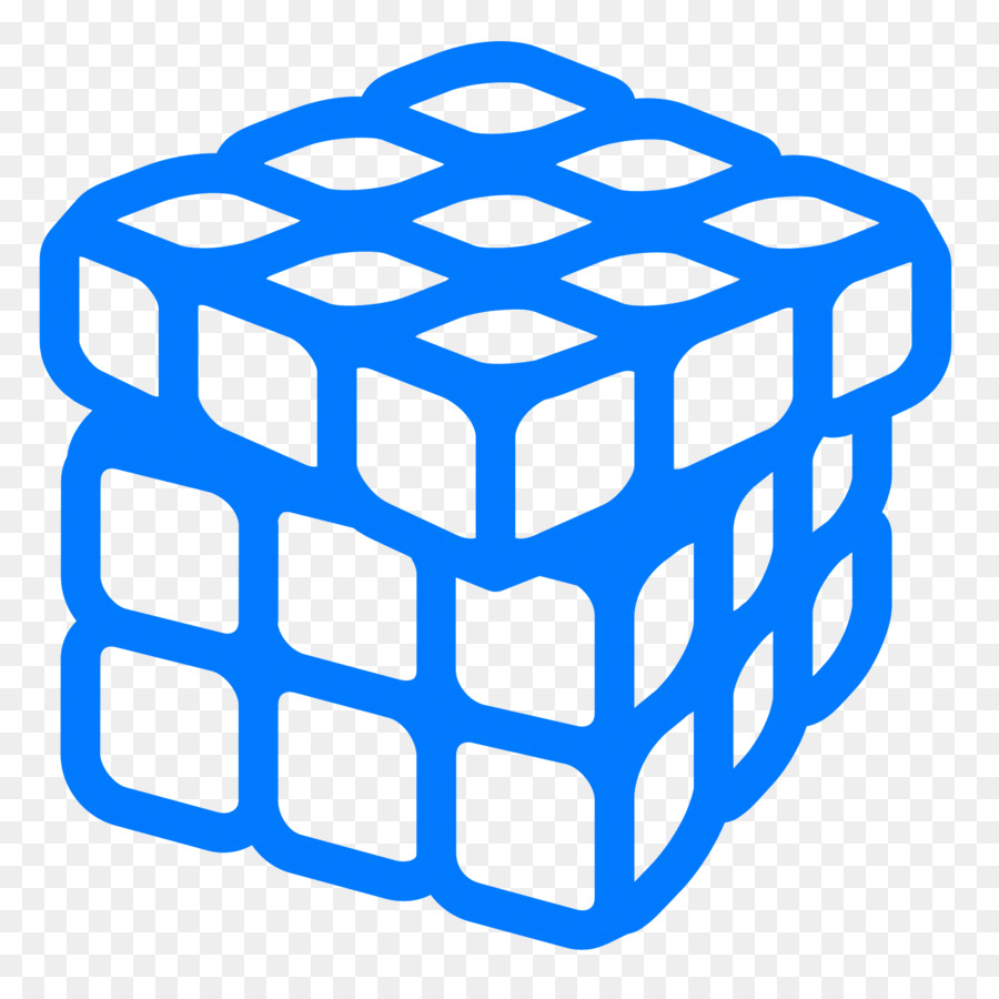 Khối Rubik Màu cuốn sách Máy tính Biểu tượng câu Đố - khối lập phương