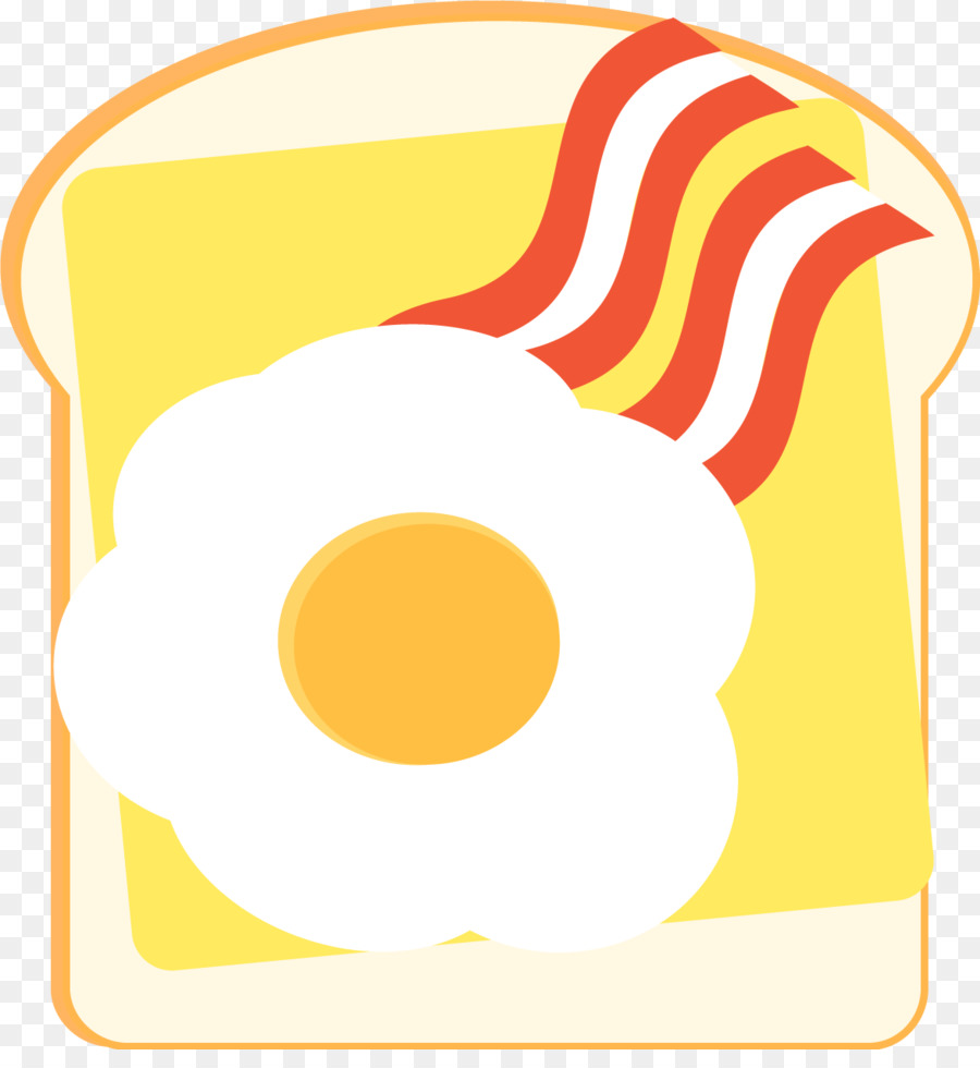 Clip-art mit Speck, ei und Käse-sandwich-Frühstück - Speck