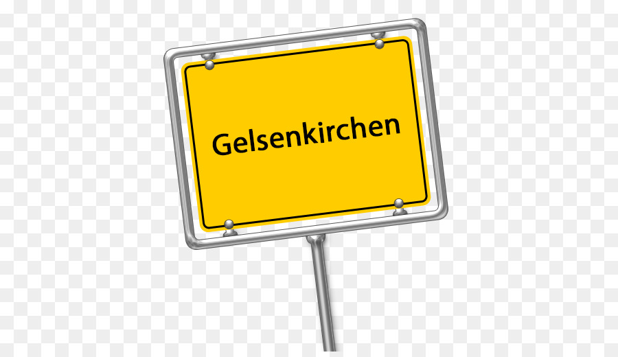 Traffico segno dell'Angolo della Linea di Prodotti di Marca di progettazione - Gelsenkirchen