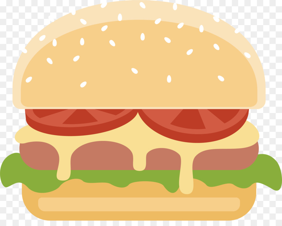 Cheeseburger Hamburger Pommes Frites Portable-Network-Graphics-Essen - Dessert