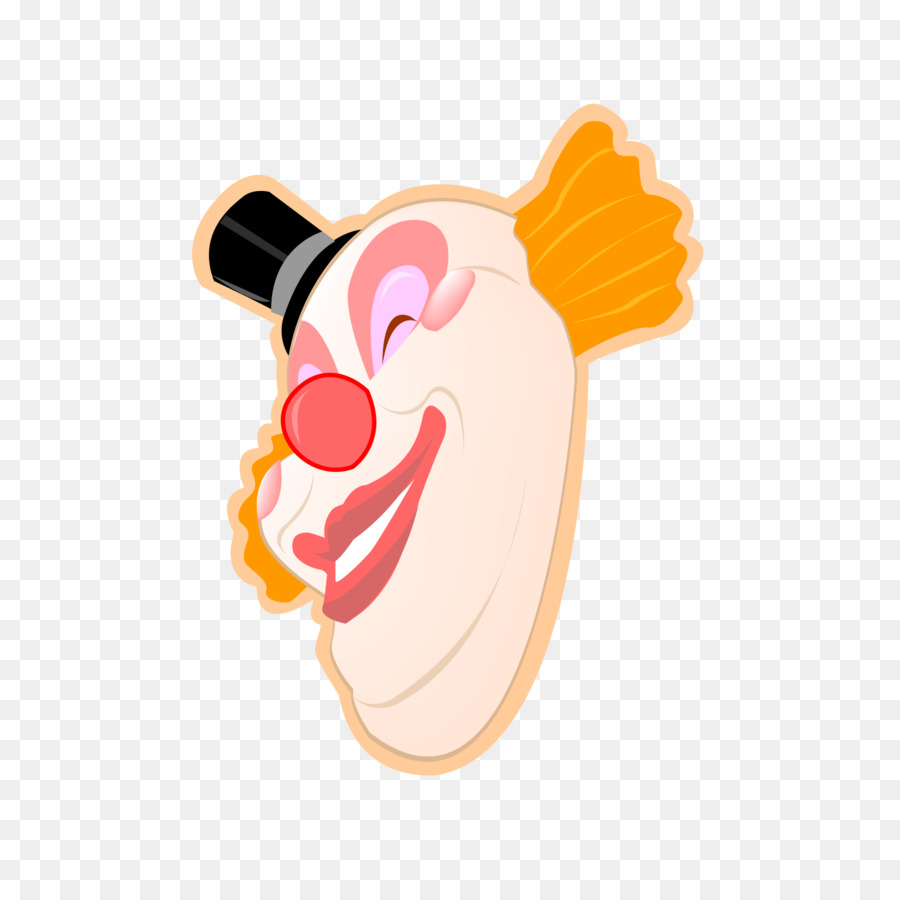 Vektor-Grafik-Clown-Maske Abbildung - Gesichtsmaske