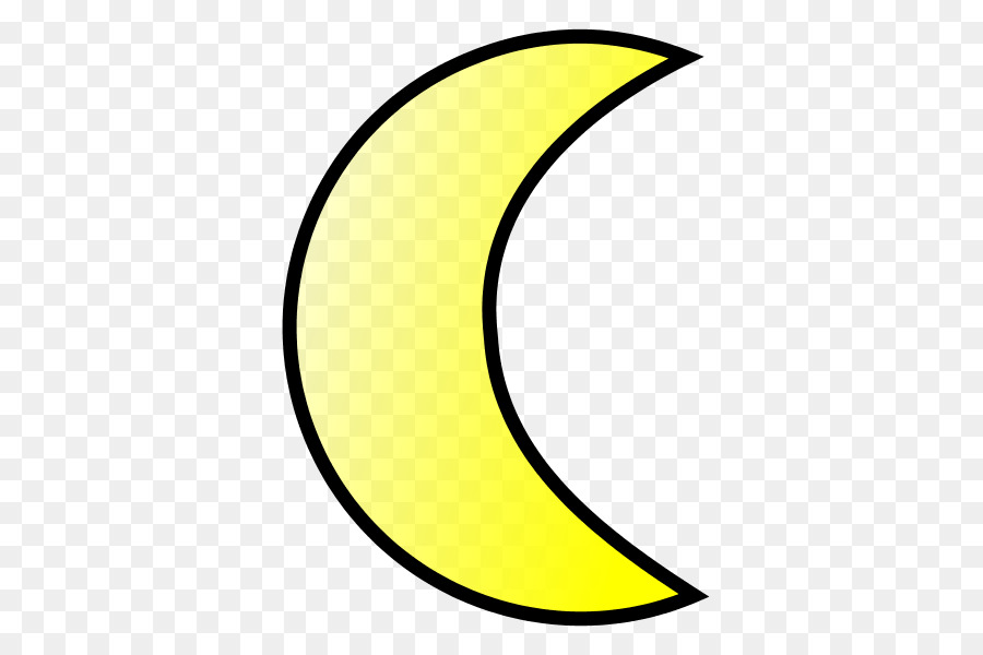 Crescent Immagine del Disegno Luna satellite Naturale - luna