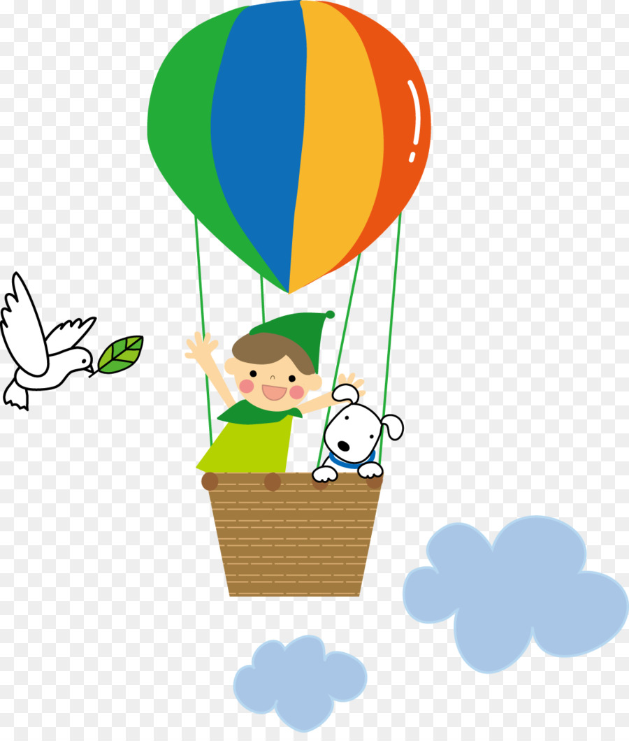 Heißluftballon, Illustration, Japan-Bild - 