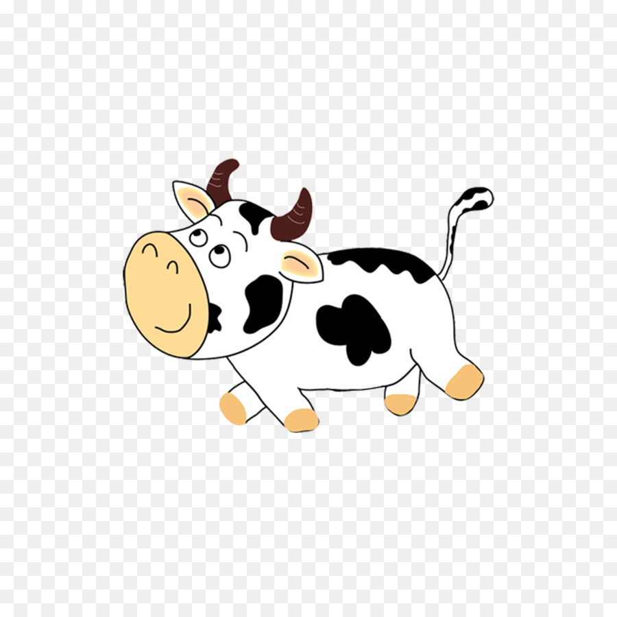Holstein Friesian Cattle Cartoon