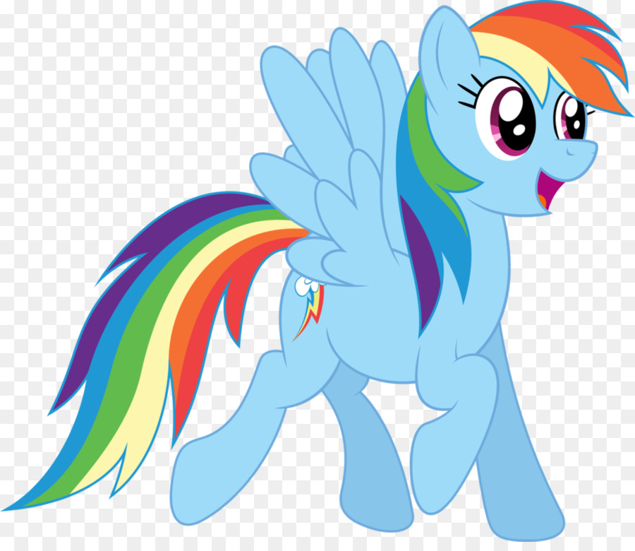 Pony Pferd Rainbow Dash Wirbeltier Säugetier - Pferd