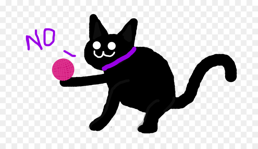 Con mèo đen Râu trong Nước con mèo lông ngắn Clip nghệ thuật - con mèo