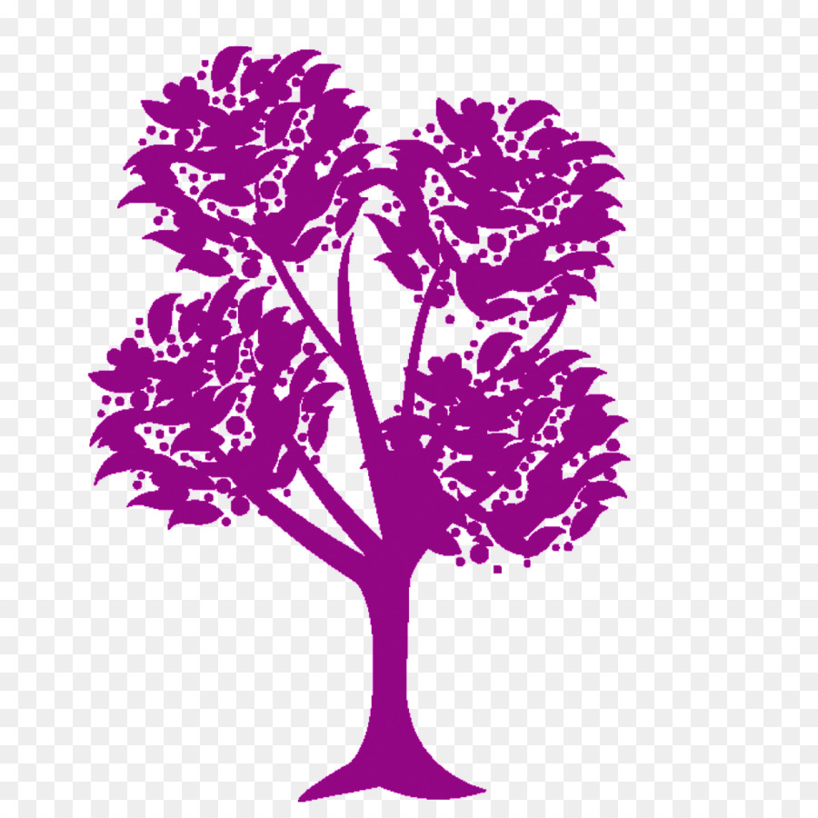 Đồ Họa Mạng di động, thiết kế đồ Họa Ảnh - cây màu tím
