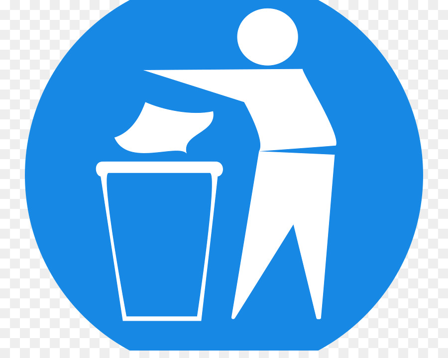 Bidoni della spazzatura & Cestini per la Carta di Riciclaggio bin clipart Segno - 2 secchi