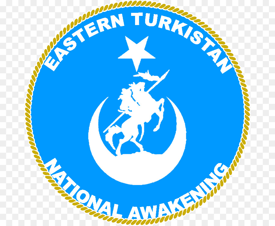 Bandiera dell'Est Turkestan Emblema dell'Est Turkestan Logo - scuse bandiera