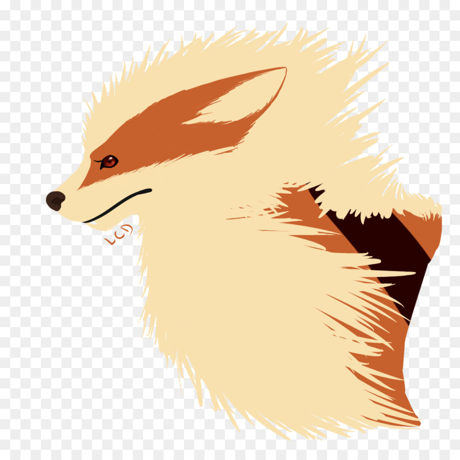 Baffi Ciglia Illustrazione di arte di Clip di Red Fox - arcanine pittogramma