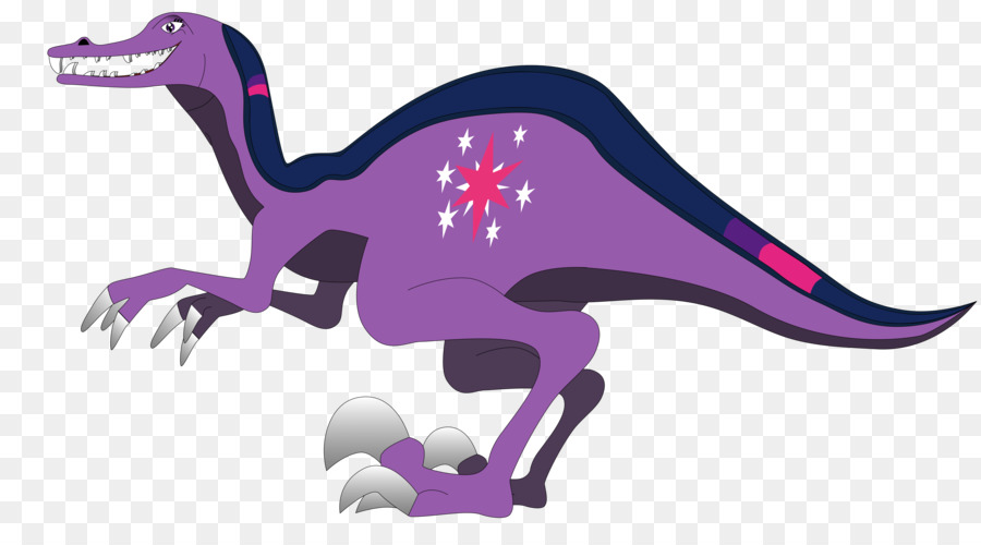 Velociraptor Twilight Sparkle Triceratops Tyrannosaurus Apatosaurus - mosasaurus vettoriale
