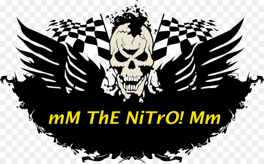 Logo Font Marchio Cranio Sfondo Del Desktop - nitro vettoriale