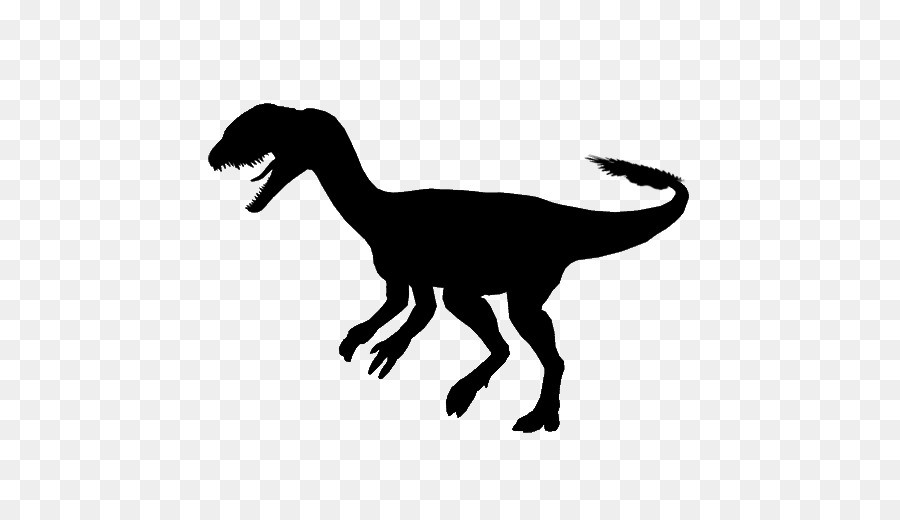 Velociraptor Tyrannosaurus Clip art Fauna Silhouette - 