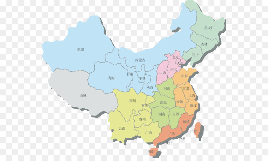 Guangxi, Guangdong, Provincia Di Hebei Henan, Shanxi - abalone mappa