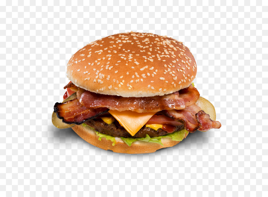 Phô mai Hamburger con Quay hồi chuyển bánh sandwich thịt xông khói Cậu - Bánh Hamburger Áp Phích