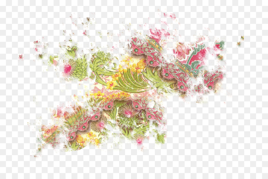 La pittura ad acquerello disegno Floreale Immagine Arte - hanami telaio