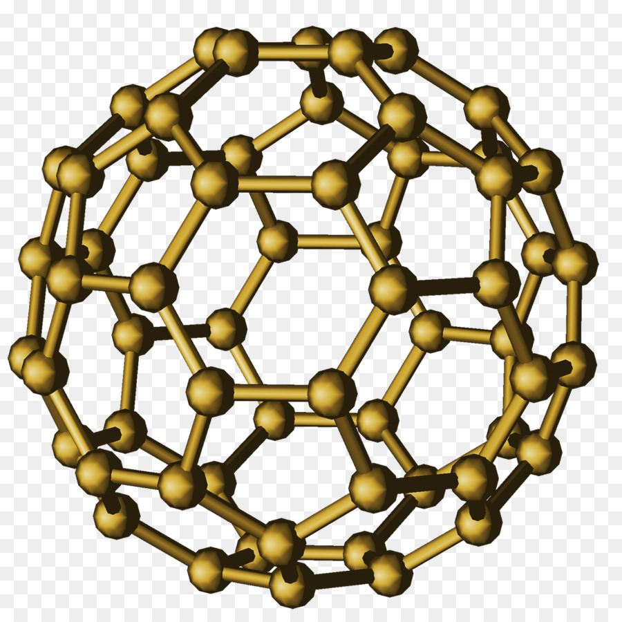 Il Buckminsterfullerene di nanotubi di Carbonio - grafene ornamento