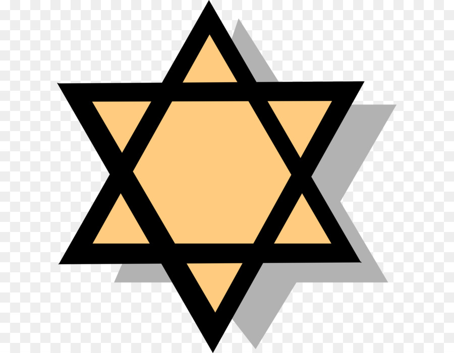 Stella di David, Simbolo dell'Ebraismo Illustrazione Royalty-free - Indirizzo pagato