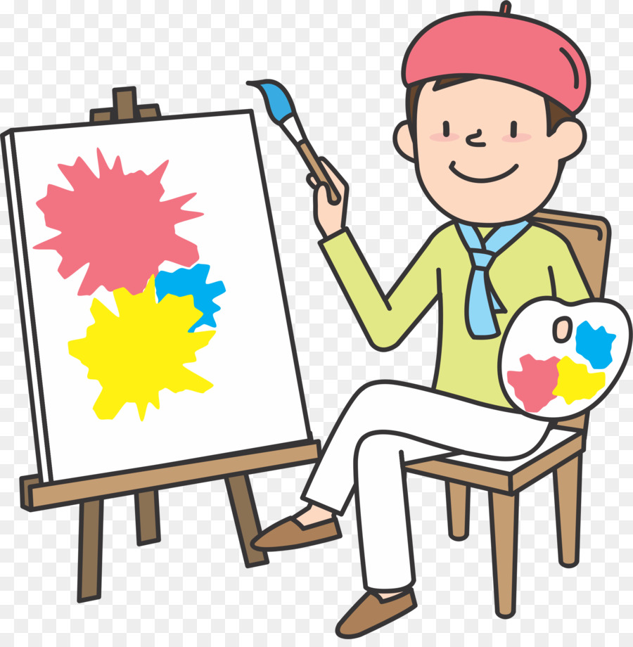 Kids Playing Cartoon png download - 2306*2328 - Free Transparent Painter  png Download. - CleanPNG / KissPNG