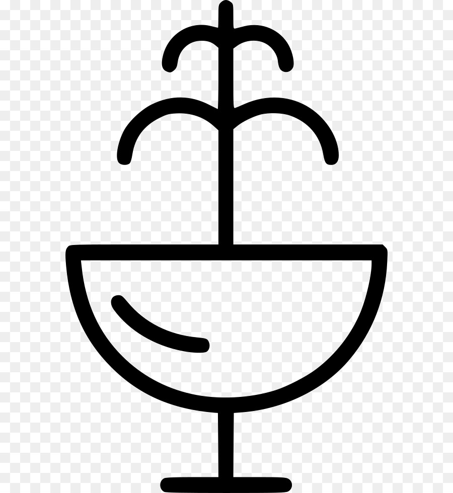 Clip art Linea - fountian icona