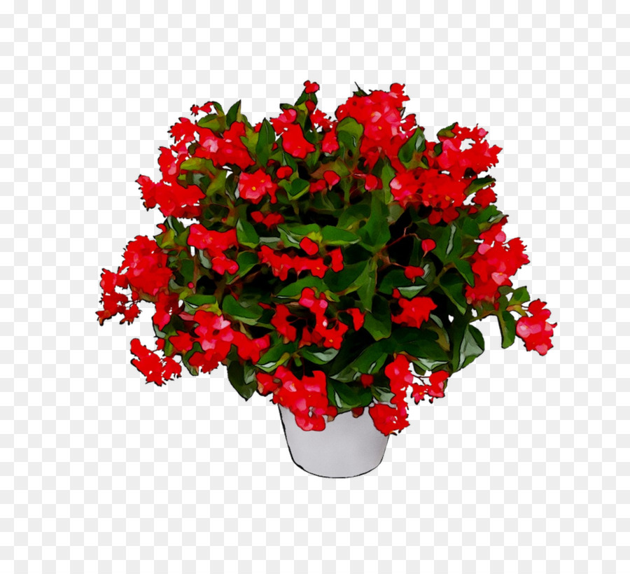 Begonia Vaso di fiori Floreale fiore Artificiale - 