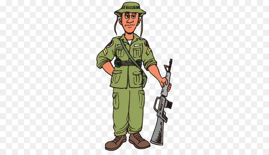 Soldato di arte della Clip ufficiale dell'Esercito Portable Network Graphics - soldato