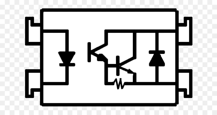 Pinout Opto-isolatore Diodo Datasheet di un circuito Elettronico - sagoma di anput