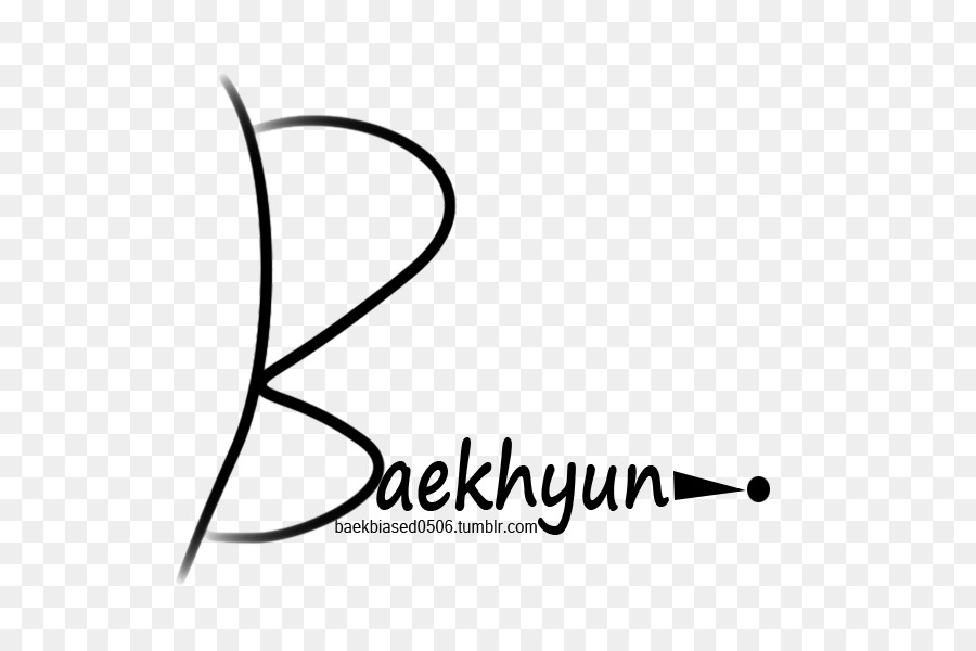 Logo Design Clip art Marchio Calligrafia - baekhyun simbolo