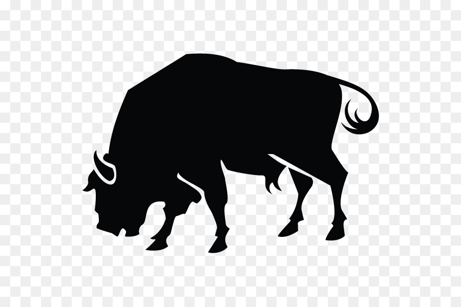 Grafica vettoriale clipart Silhouette Bull Immagine - silhouette