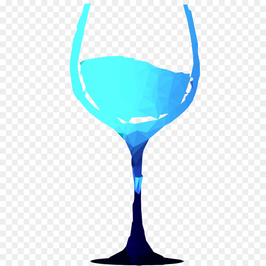 Bicchiere di vino con un bicchiere di Champagne Acqua Martini - 