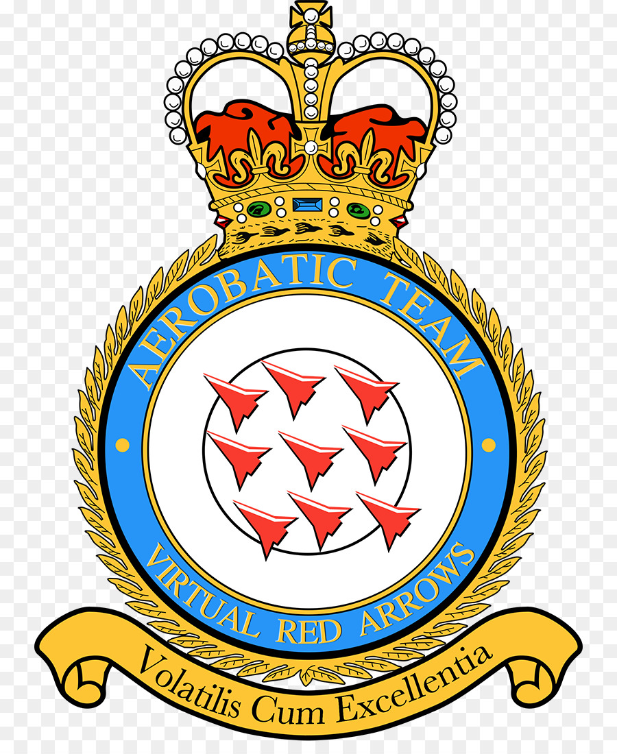 Frecce rosse RAF Atherstone Logo Araldico distintivi della Royal Air Force - nella chiatta