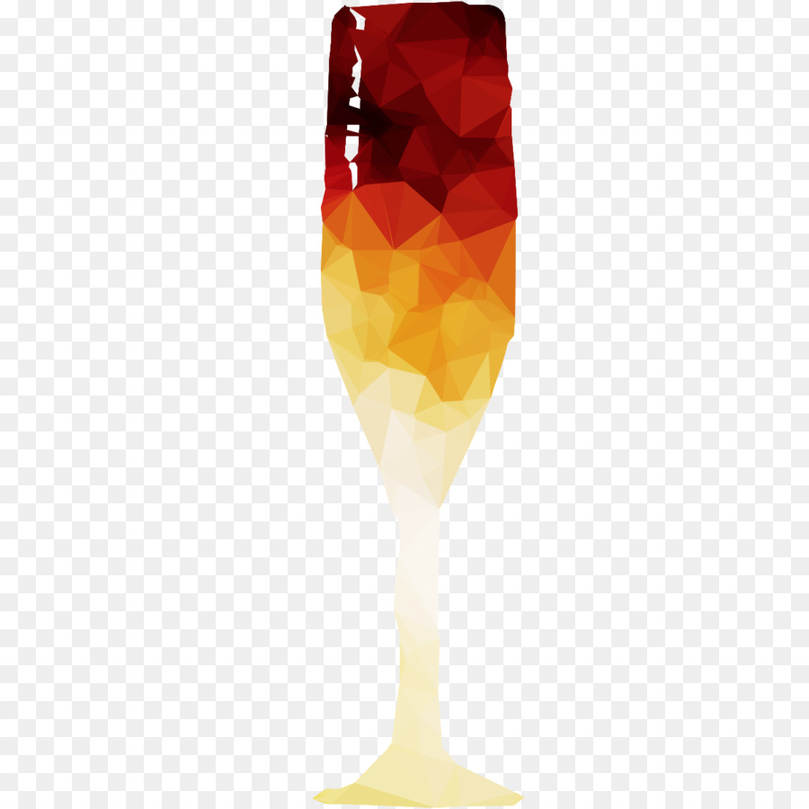 Bicchiere di vino una bevanda analcolica con un bicchiere di Champagne - 