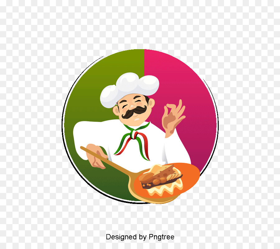 Pizza, cucina italiana, Chef di grafica Vettoriale, Clip art - Pizza