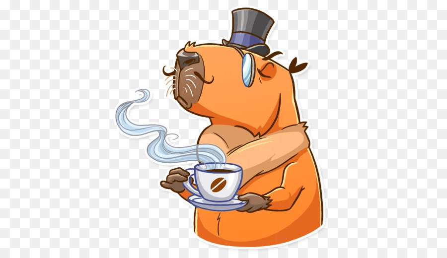 Capybara Clip art Telegramma Illustrazione Adesivo - penny di capibara