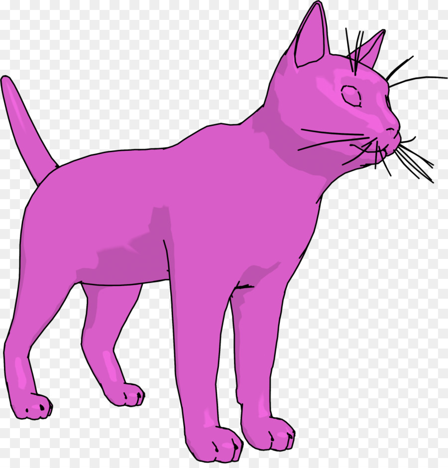 Baffi Clip art Rosa gatto gatto persiano Portable Network Graphics - allevamento di sfondo