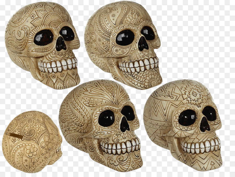 Teschio e ossa incrociate Salvadanaio Paranormale Tirelire - cranio