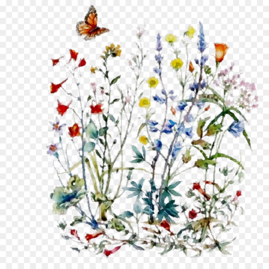 Floral design Schnitt Blumen Illustration - 