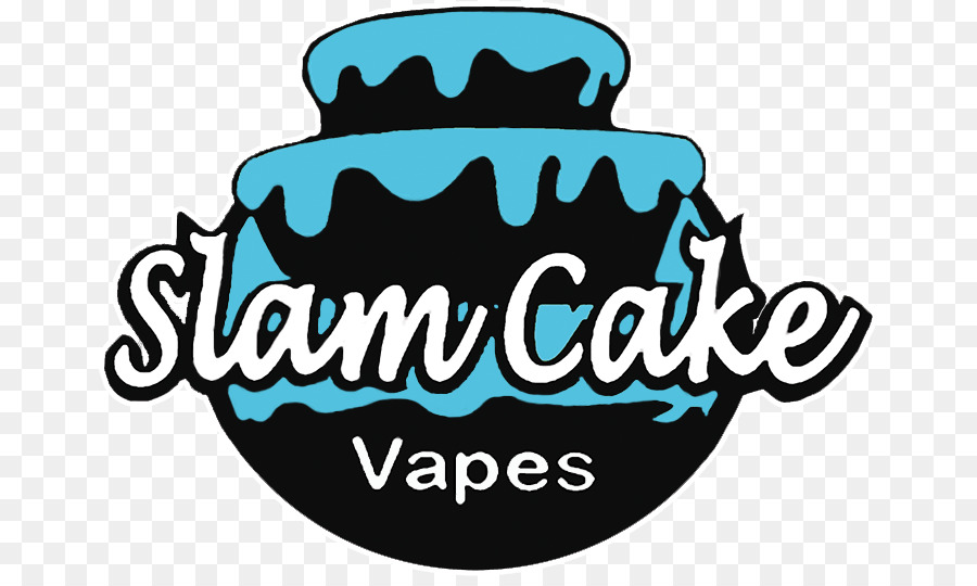 Slam Kuchen Vapes Zusammensetzung von E-Zigaretten-aerosol-Saft-Logo - vapes hintergrund