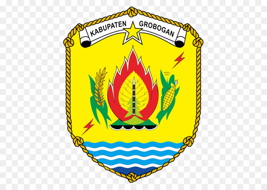Logo Purwodadi Grobogan Mojorebo Kuwu grafica Vettoriale - mockup ovest