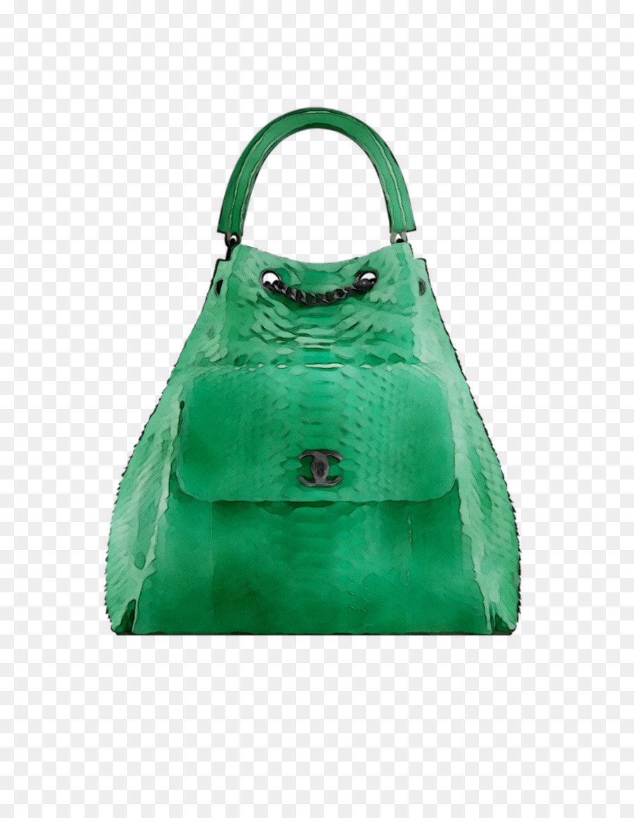 Borsa a tracolla M Tote bag in Pelle Verde - 