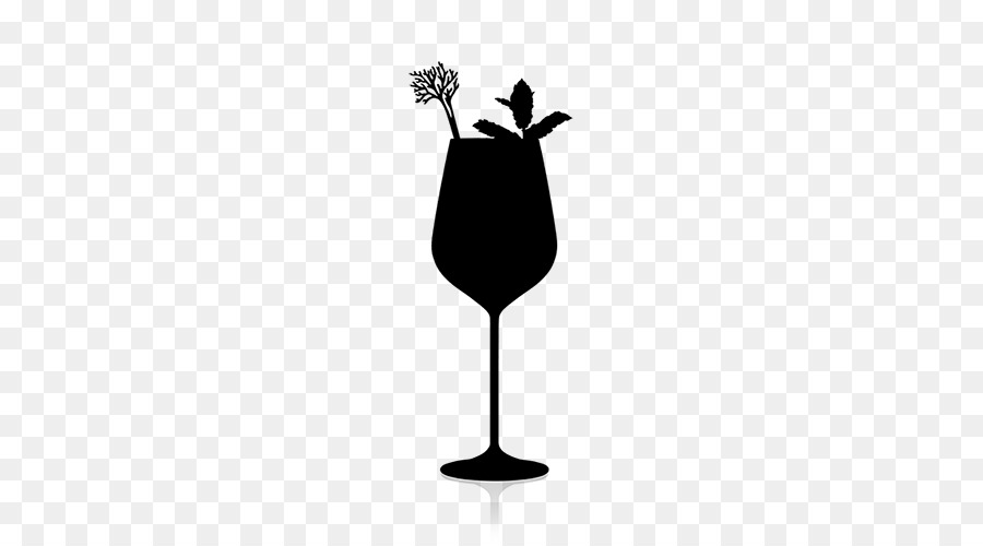 Weinglas Champagner Glas clipart Silhouette - 