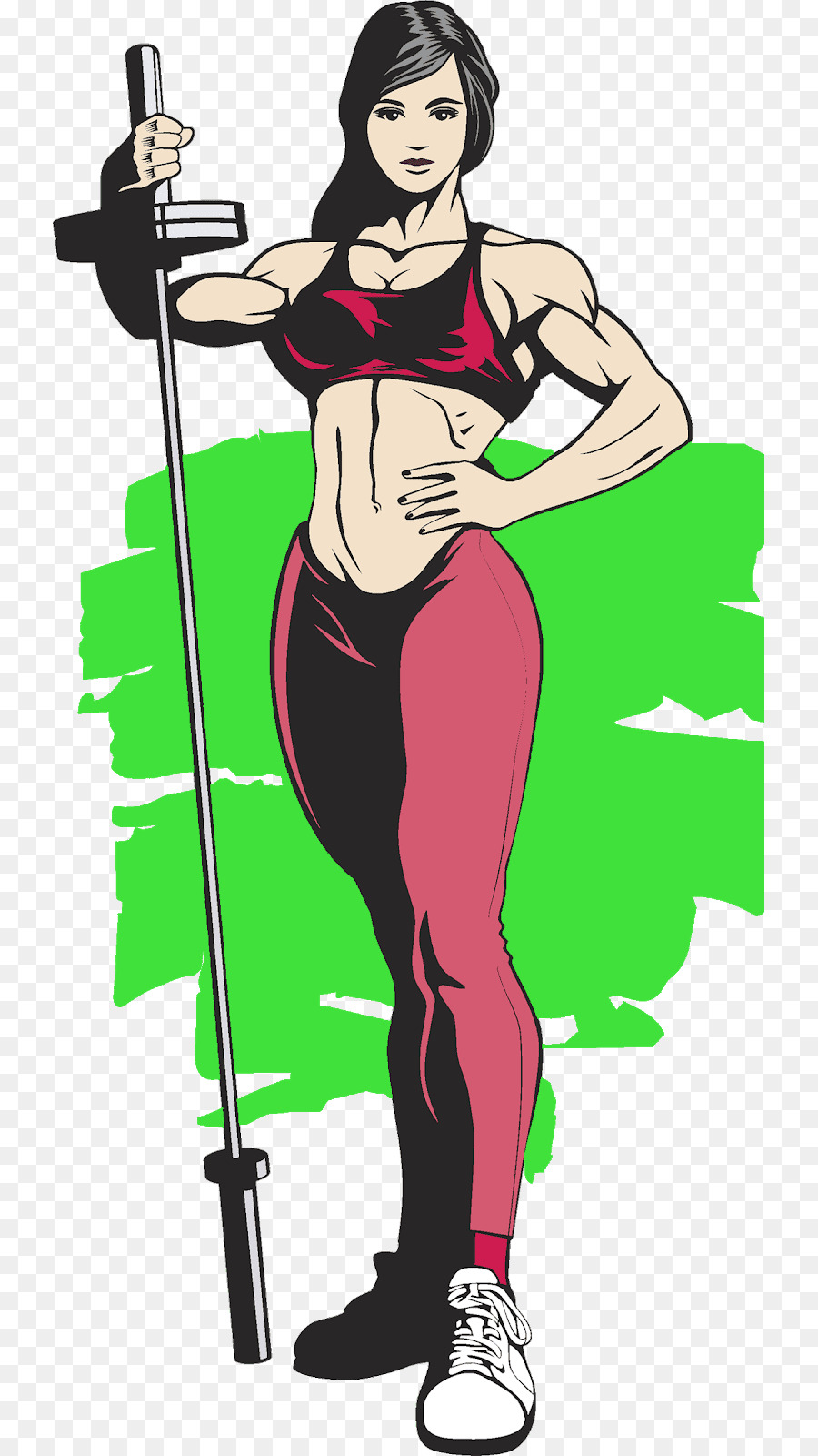 Woman Cartoon png download - 783*1600 - Free Transparent Bodybuilding png  Download. - CleanPNG / KissPNG