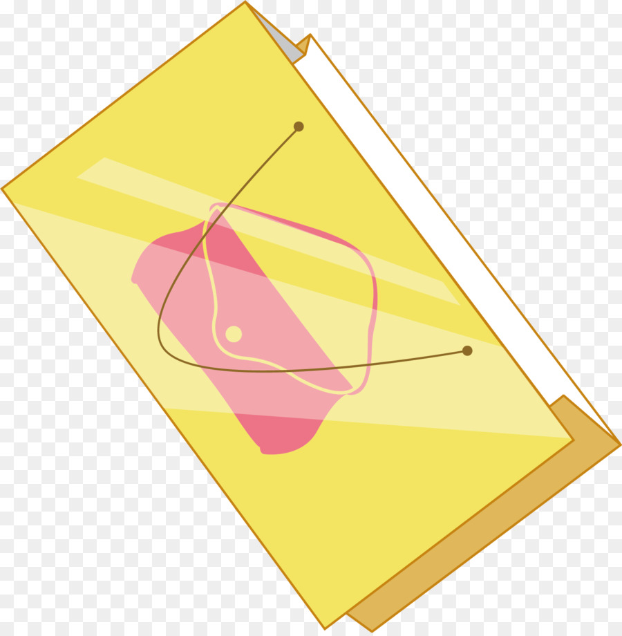 Punto Linea Triangolo Giallo - sacchetto di elemento di design
