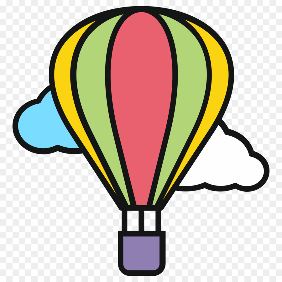 Hot air Ballon-Bild Portable Network Graphics-Computer-Icons - ballon-Infografik
