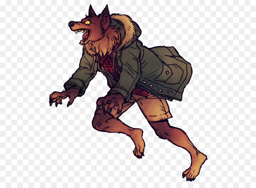 Canidae Tragen Hund Werewolf Illustration - tragen