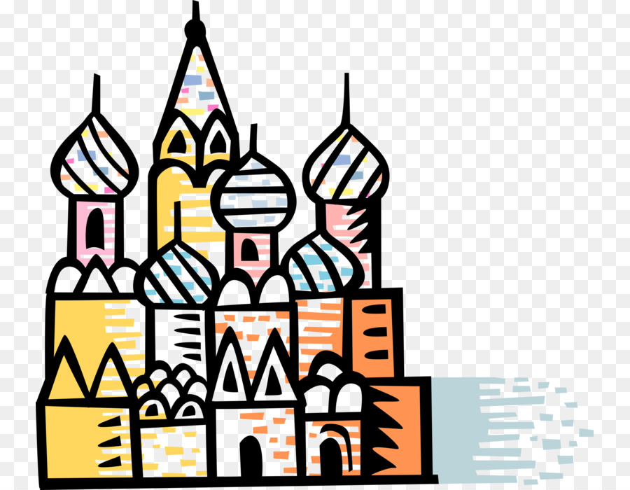 Đỏ Quảng trường Thánh Basil Moscow Kremlin đồ Họa Mạng Di động Clip nghệ thuật - nhà thờ
