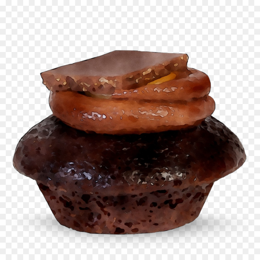 Schokoladen-brownie American Muffins Snack-Kuchen-Ganache - 
