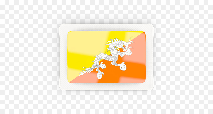 Flagge von Bhutan-Vector-graphics-Bild - Flagge