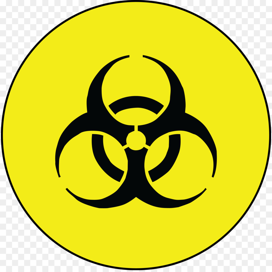 Biological hazard-Aufkleber-Abziehbild-Hazard symbol - xenon-illustration